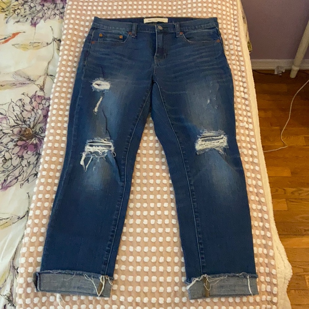 GAP Best Girlfriend Ripped Jeans Size 28